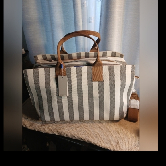 Rothy’s The Weekender in Cabana Stripe - Picture 1 of 6